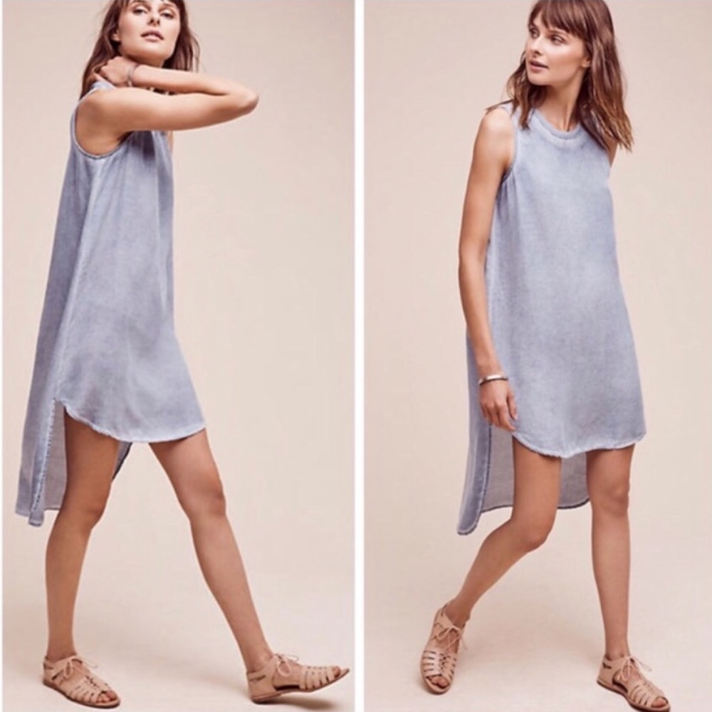 Anthropologie Cloth & Stone Tencel Sleeveless Dress, size M